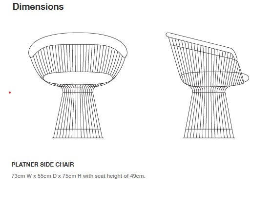 Platner Side Chair